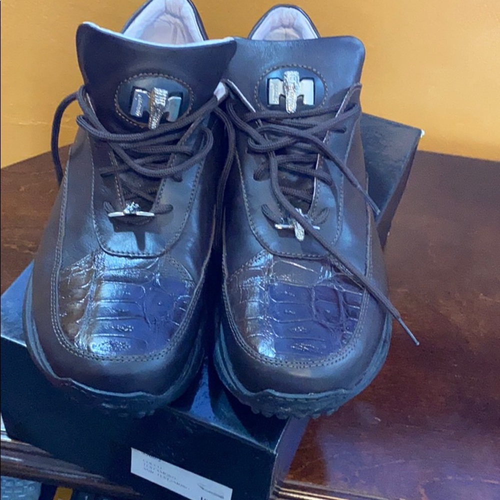 Mauri casual sneaker with gator toe